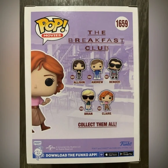MOLLY RINGWALD Signed Funko #1659 Claire THE BREAKFAST CLUB COA JSA